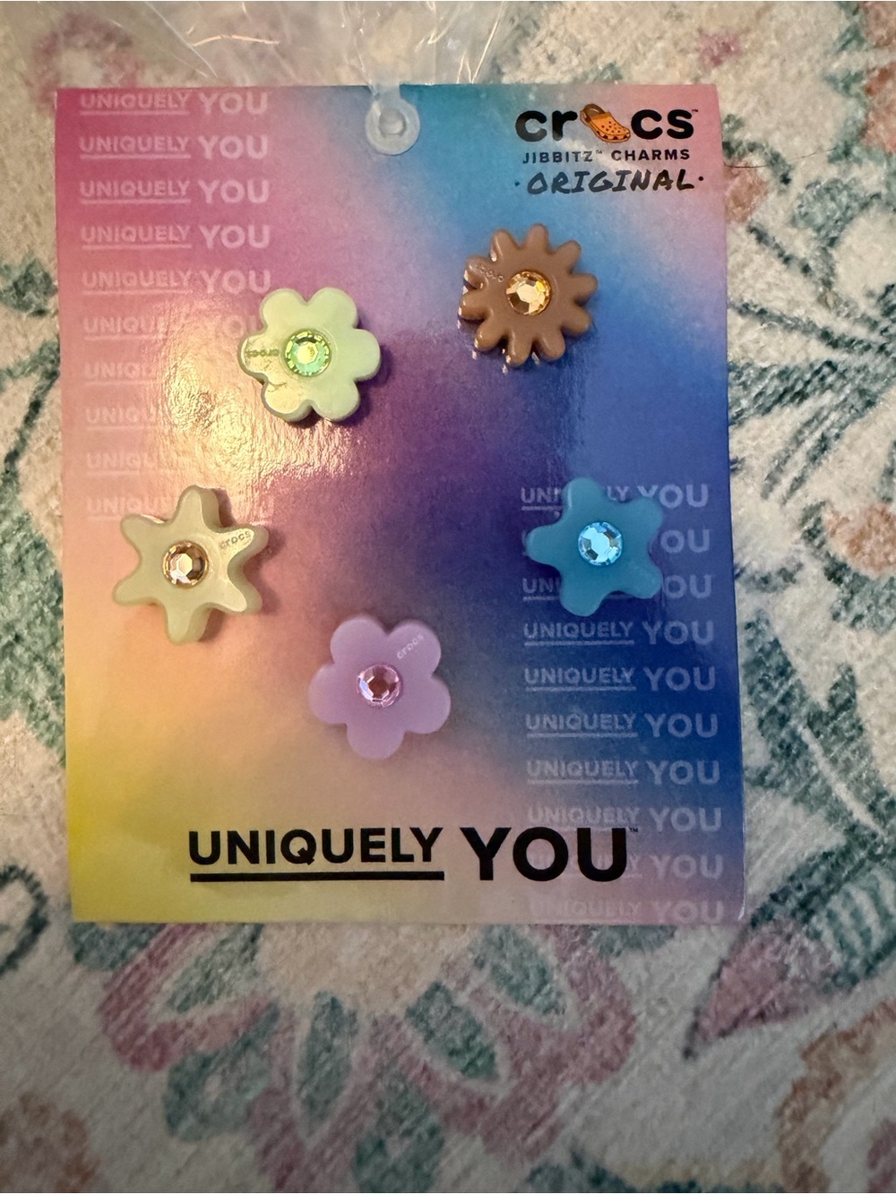 Crocs Uniquely You Pastel Flower Jibbitz Charm Set - Multicolor